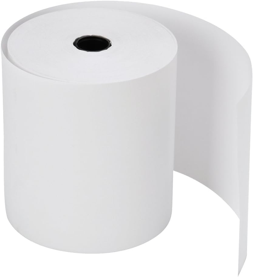 Thermal Paper 2 1/4 inch x 50 feet, Cash Register 2 x 50 White