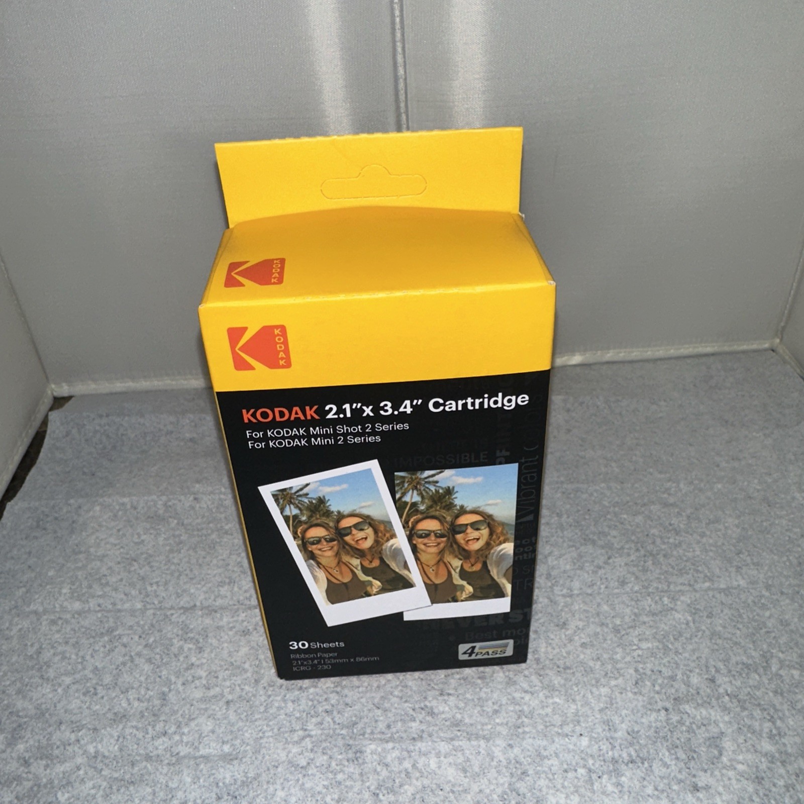 Kodak Cartridge 2.1 X 3.4 30 Sheets For Kodak Mini Shot 2 Series New Sealed Box