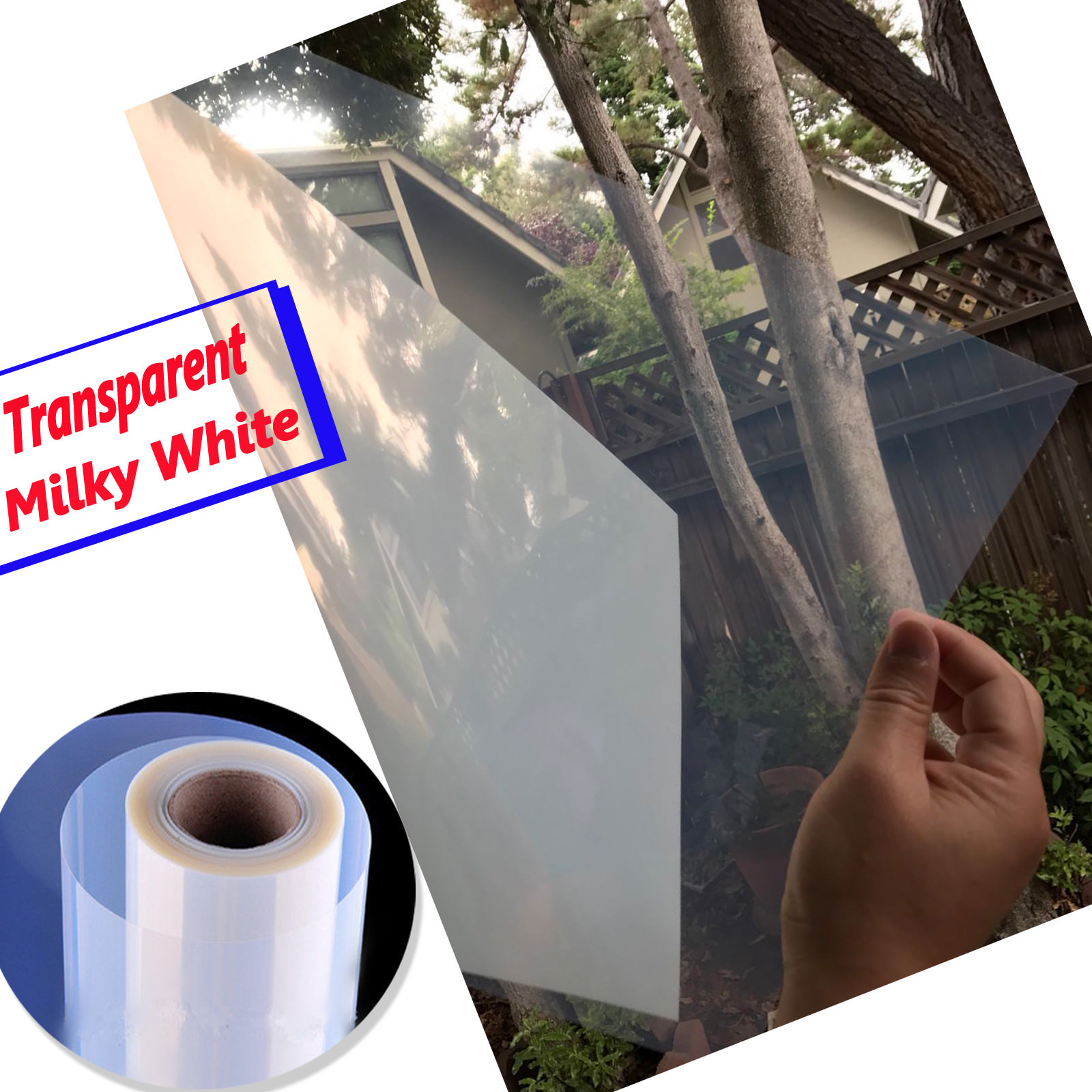Waterproof Inkjet Screen Printing Milky Transparency Film Paper 30″x100ft