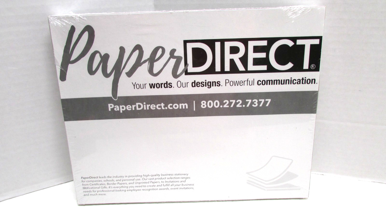 NEW Paper Direct Presentation Cover 25ct Cornerstone Blue 80# 8.5″x11″