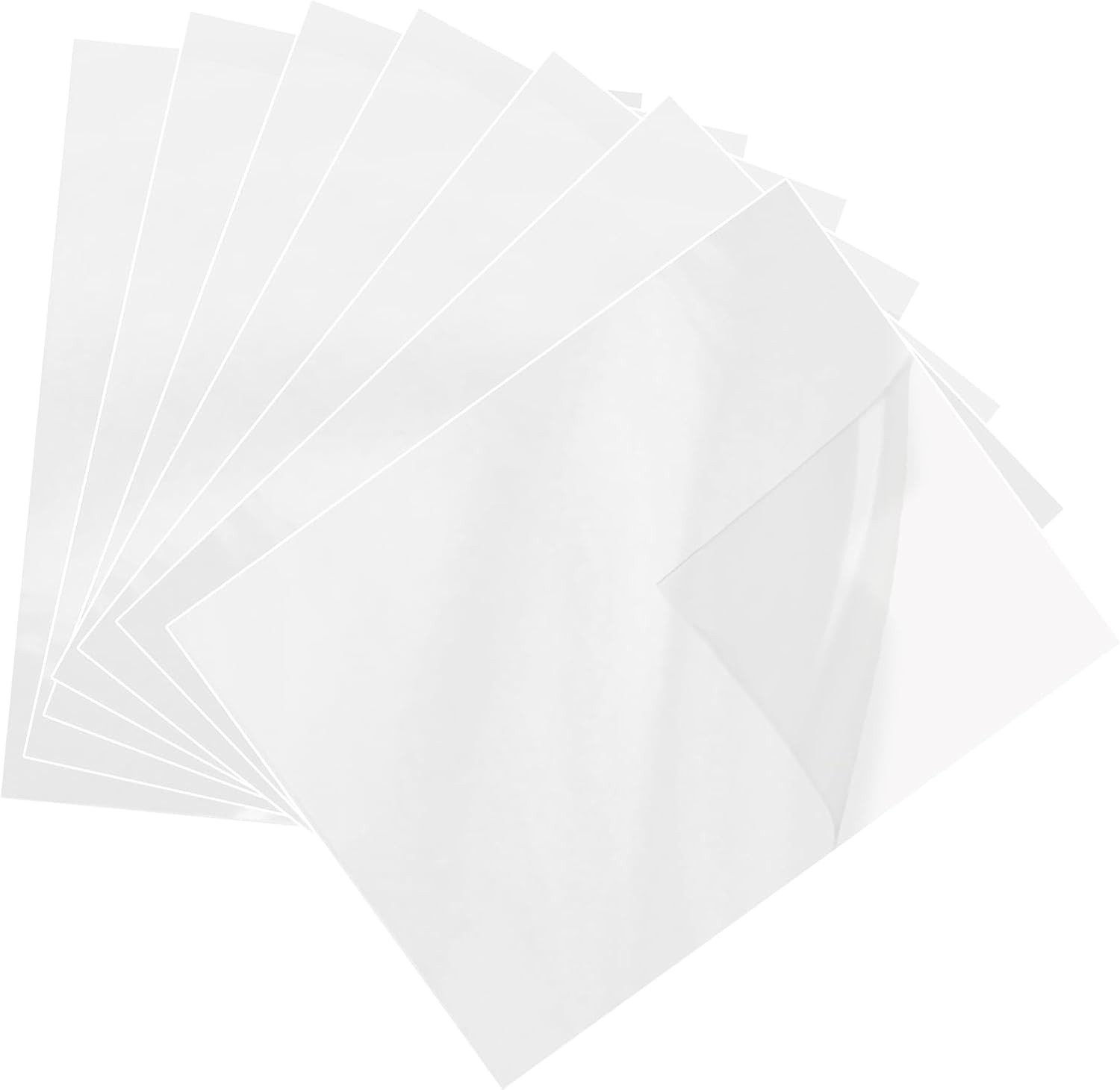 Printable Transparent Sticker Paper, Laser & Inkjet Printable 8.5 X 11 Inches