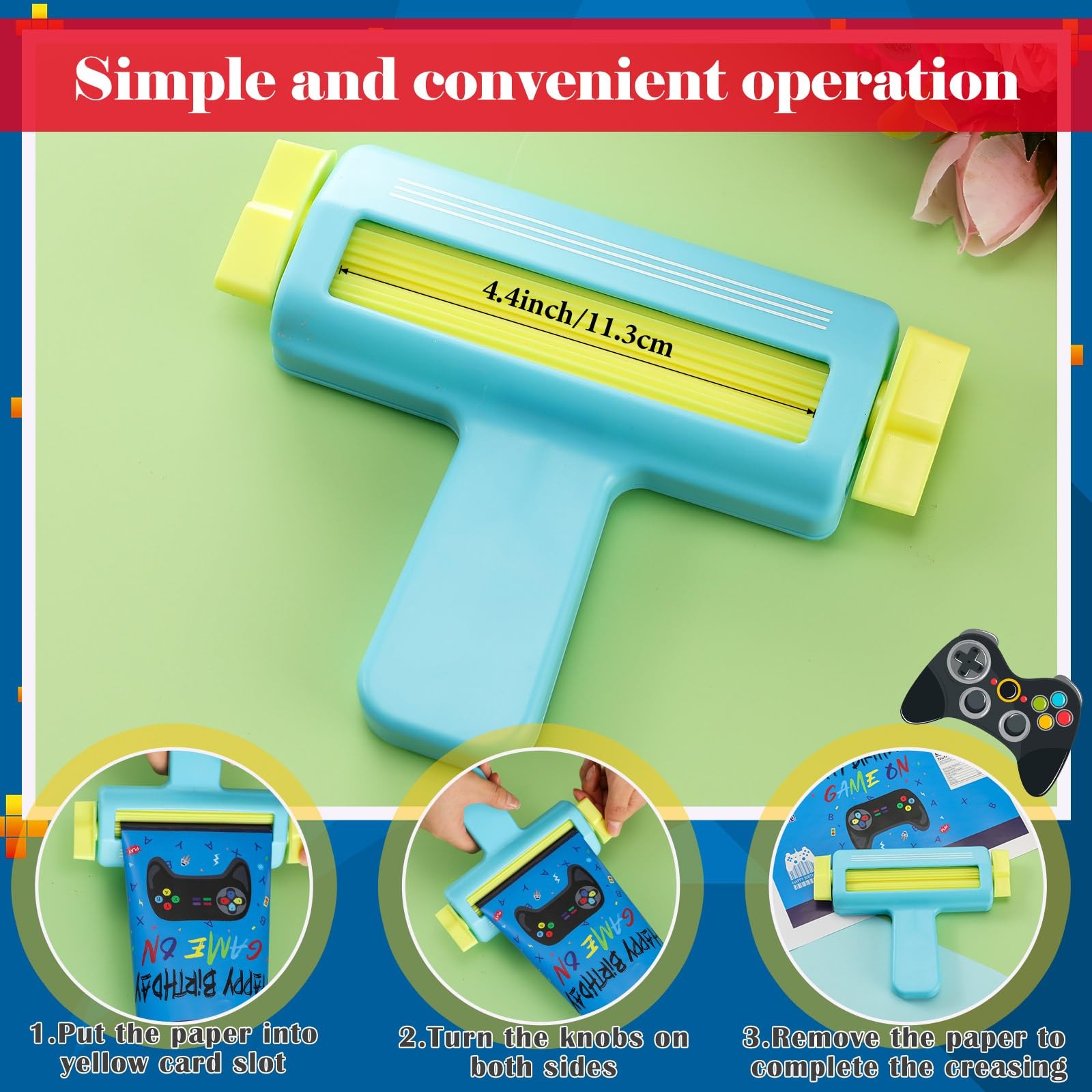 30 PCS Glossy Thin Inkjet Paper Paper Crimper Pinking Shears Tape Chip Bag