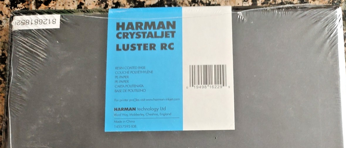Harman Inkjet Crystaljet Luster RC Paper, 8.5 x 11, 25+5 Sheets 260gsm
