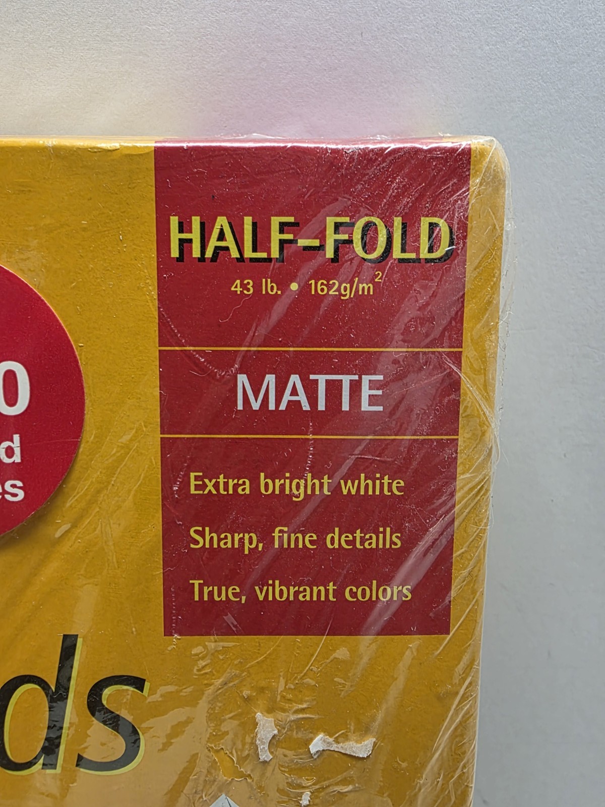 Kodak Inkjet Greeting Cards Triple Pack 60 Cards Envelopes Matte Half Fold New