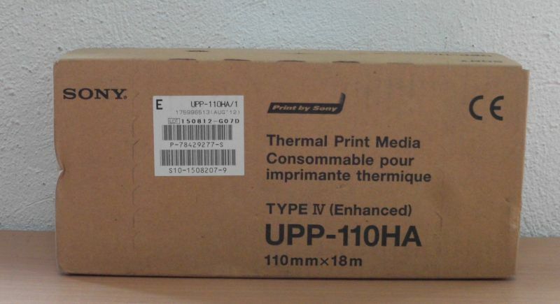 Sony UPP-110HA Thermal Transfer Paper Type IV 110mmx18 UP 890 MD x10 Rolls