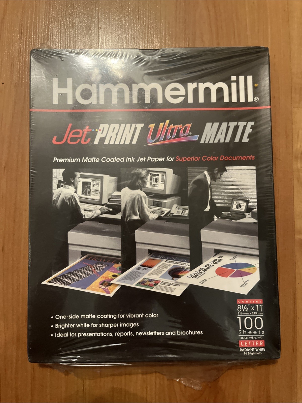 Hammermill Jet Print Ultra Matte Inkjet Paper 8.5″x11″ 100 Letter Sheets Coated