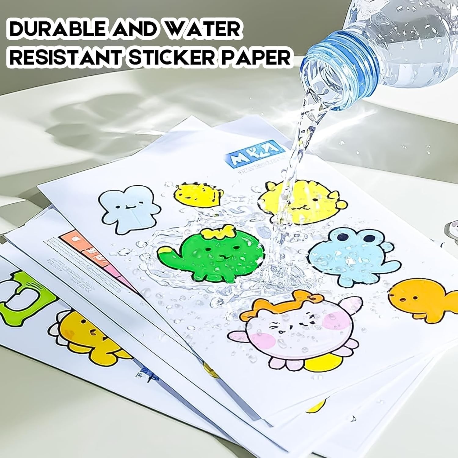 30 Sheets Printable Clear Vinyl Sticker Paper for Inkjet Printers 8.5×11 Inc…