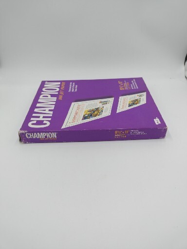 Champion Ink Jet Paper Matte Finish 2 Side Weight .28 lbs 8 1/2″ x 11″