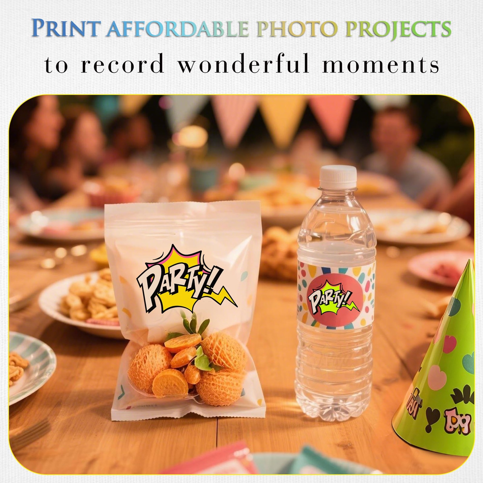 Glossy Thin Inkjet Printer Paper 100 PCS 8.5×11 Inch 36lb 135gsm Chip Bag