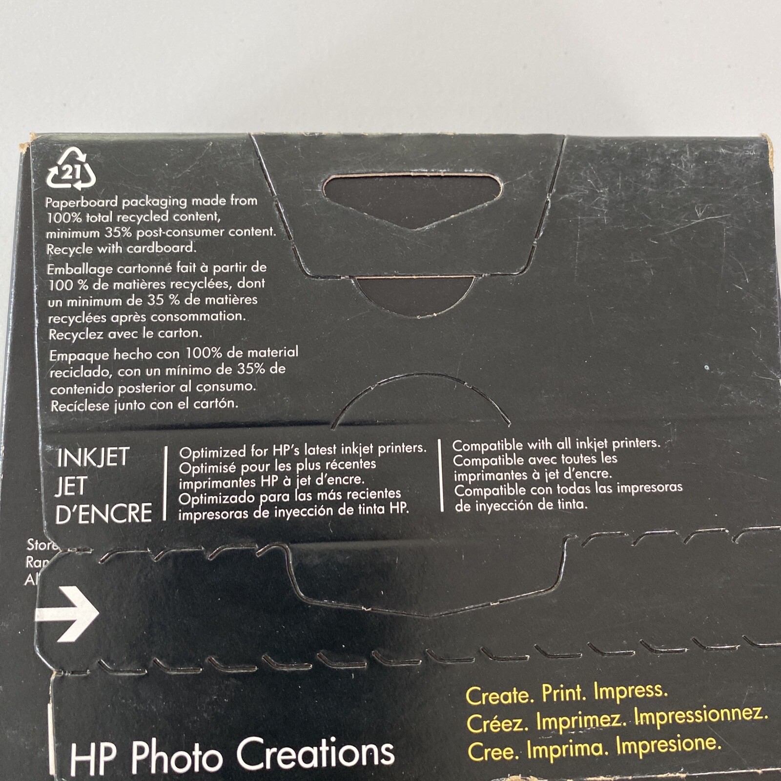 HP Advanced Ink Jet Photo Paper 66 lbs. Glossy 4 x 6 100 Sheets Q6638A NEW