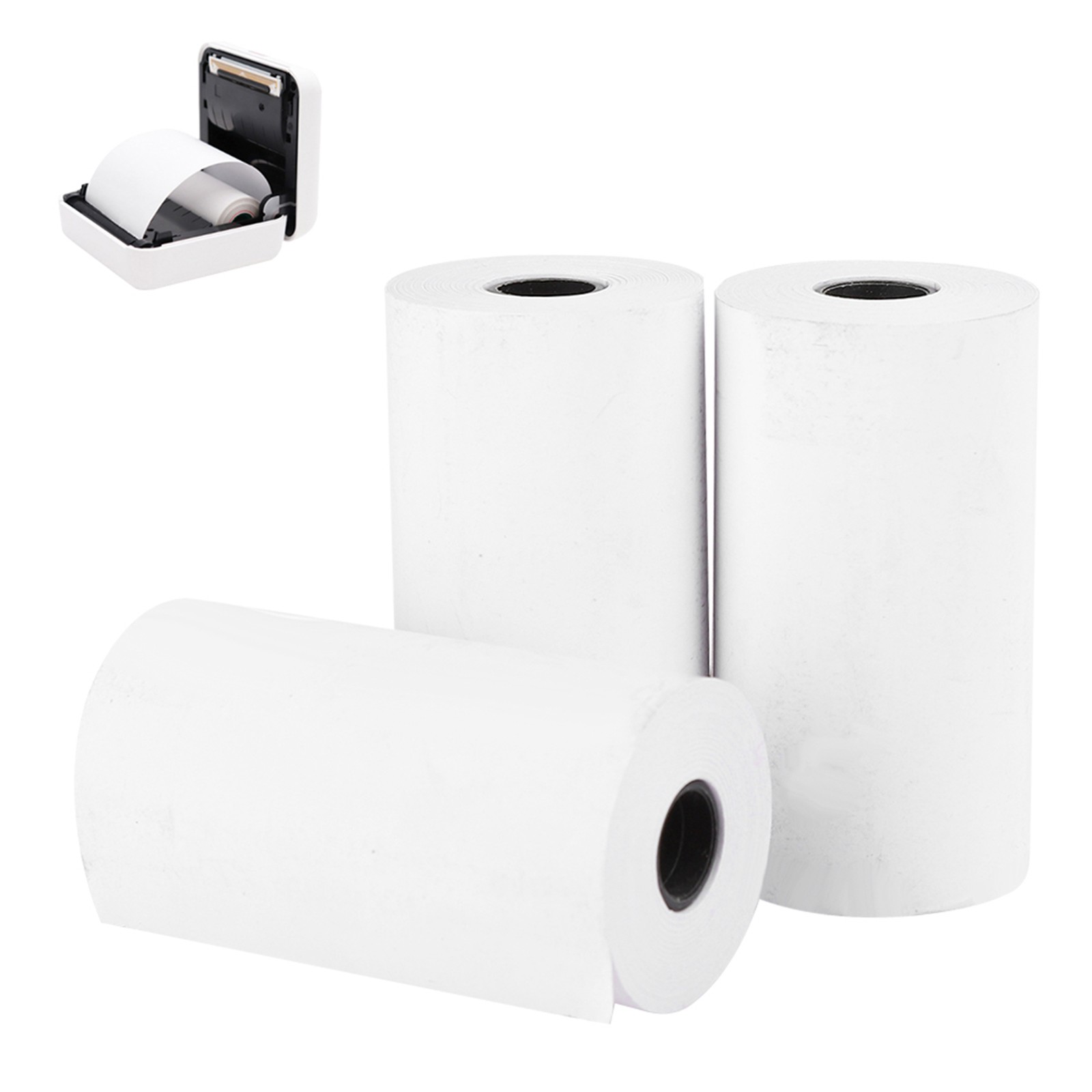 ｀3PCs Thermal Paper Printing Machine Accessories Waterproof 57MM For Peripage