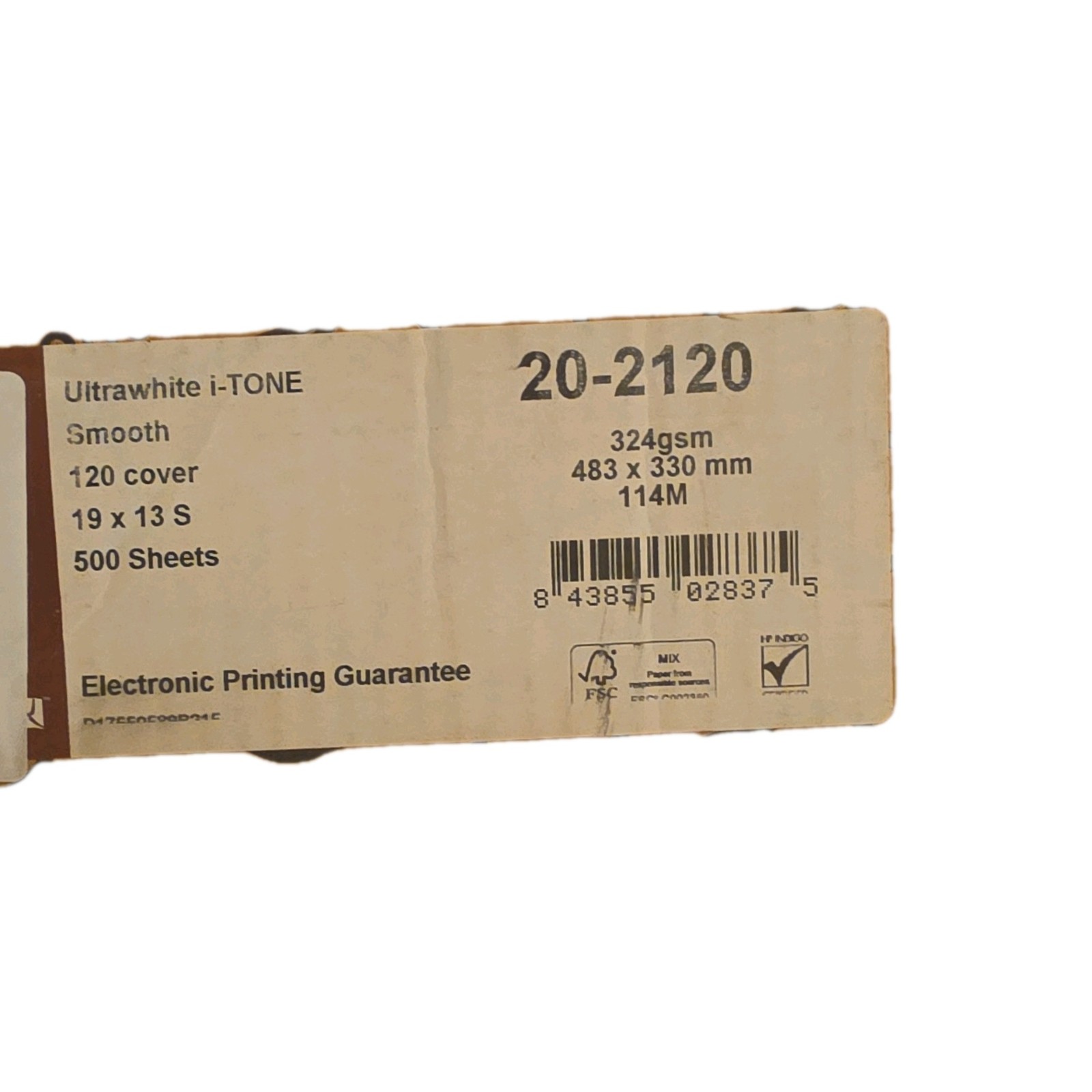 Mohawk i-TONE Superfine Ultra White Smooth Cover Paper 19×13 324gsm Laser