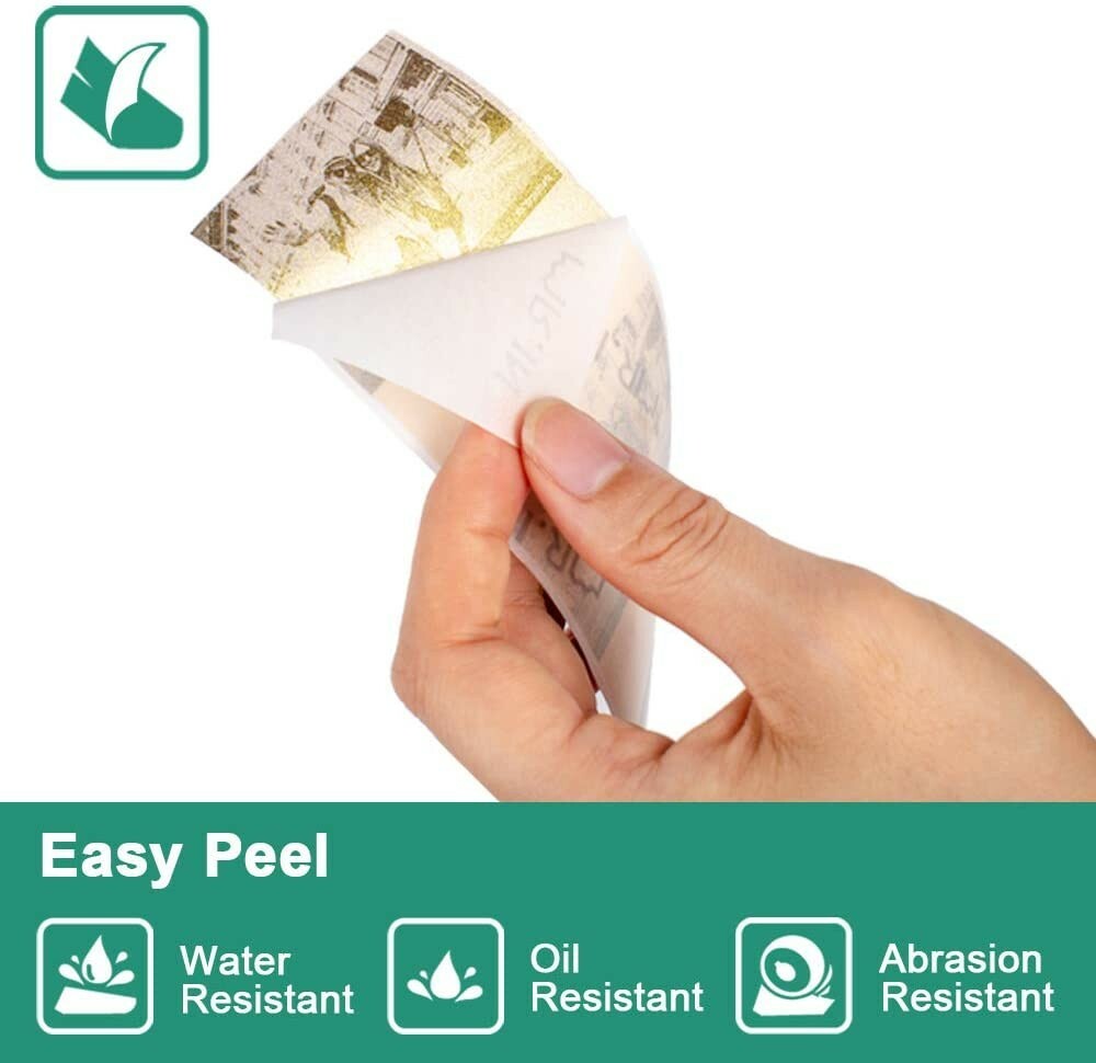 3 Rolls Golden Sparkle 50mm Sticker Thermal Paper for Phomemo M02 Pro M02S M03