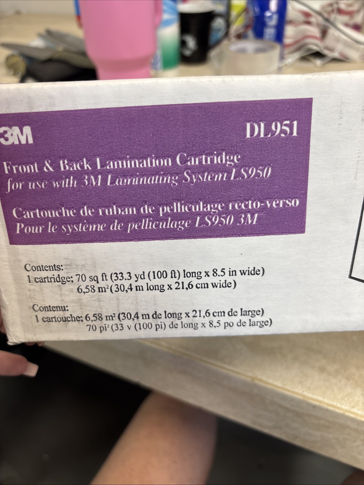 3M Scotch DL951 Dual Lamination Cartridge Refill for LS950 Heat