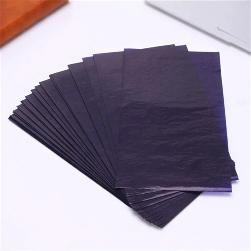 100Sheets A4 CARBON PAPER SHEET PACK HAND COPY – BLUE ﻿