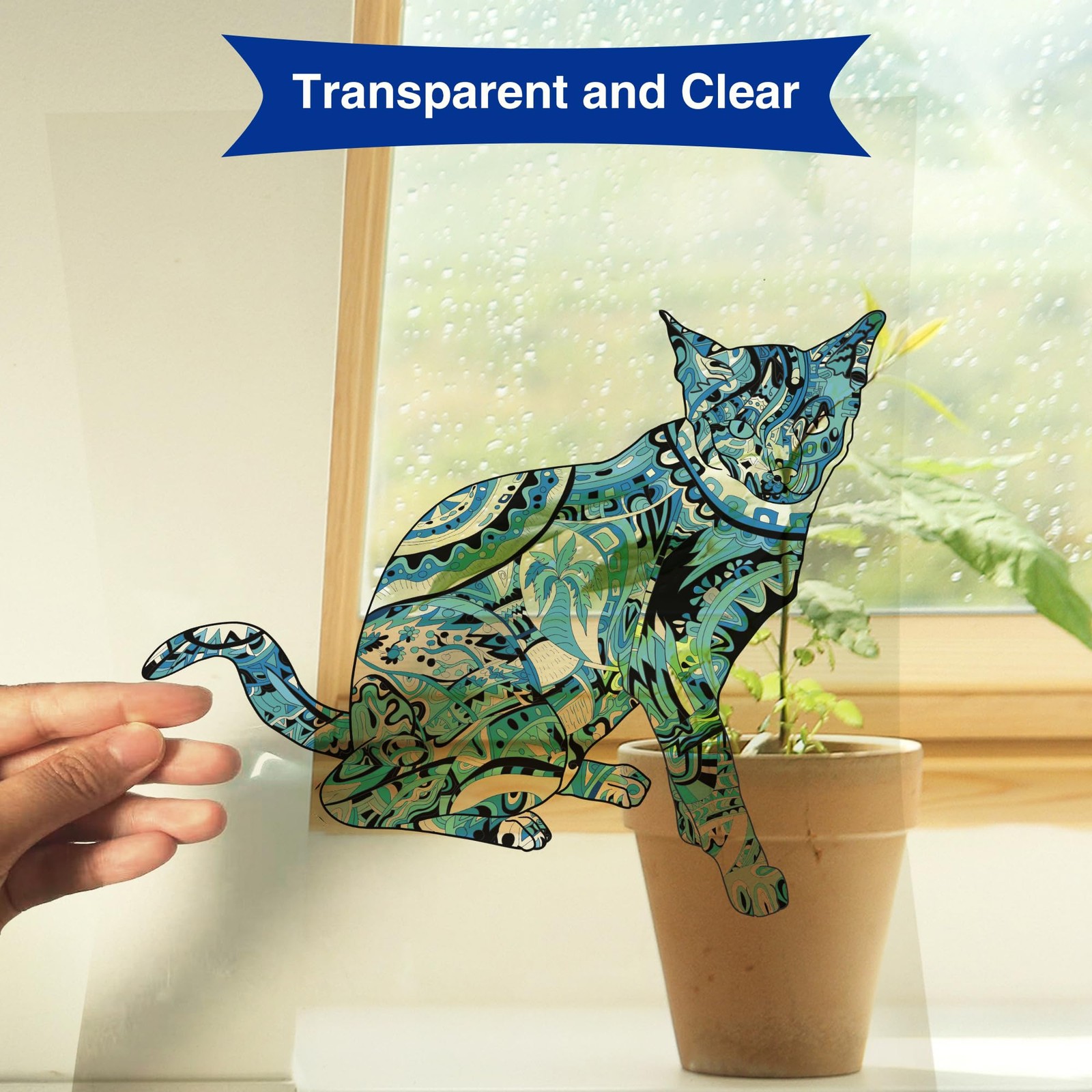 20 PCS 11×17 Inch Printable Transparency Sheets 4 mil Clear Projector Film