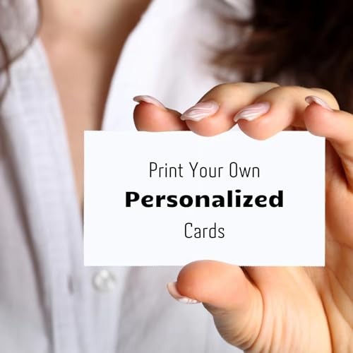1000 Piece Blank Printable Business Cards 3.5 x 2, Perforated Card Stock Paper