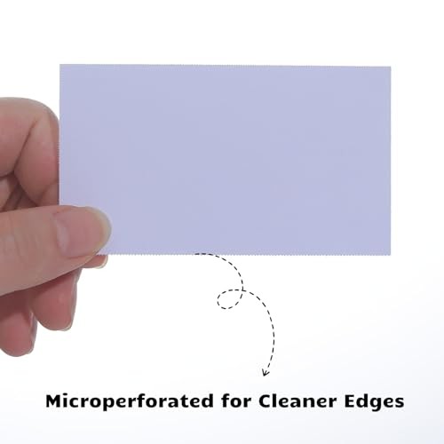 1000 Piece Blank Printable Business Cards 3.5 x 2, Perforated Card Stock Paper