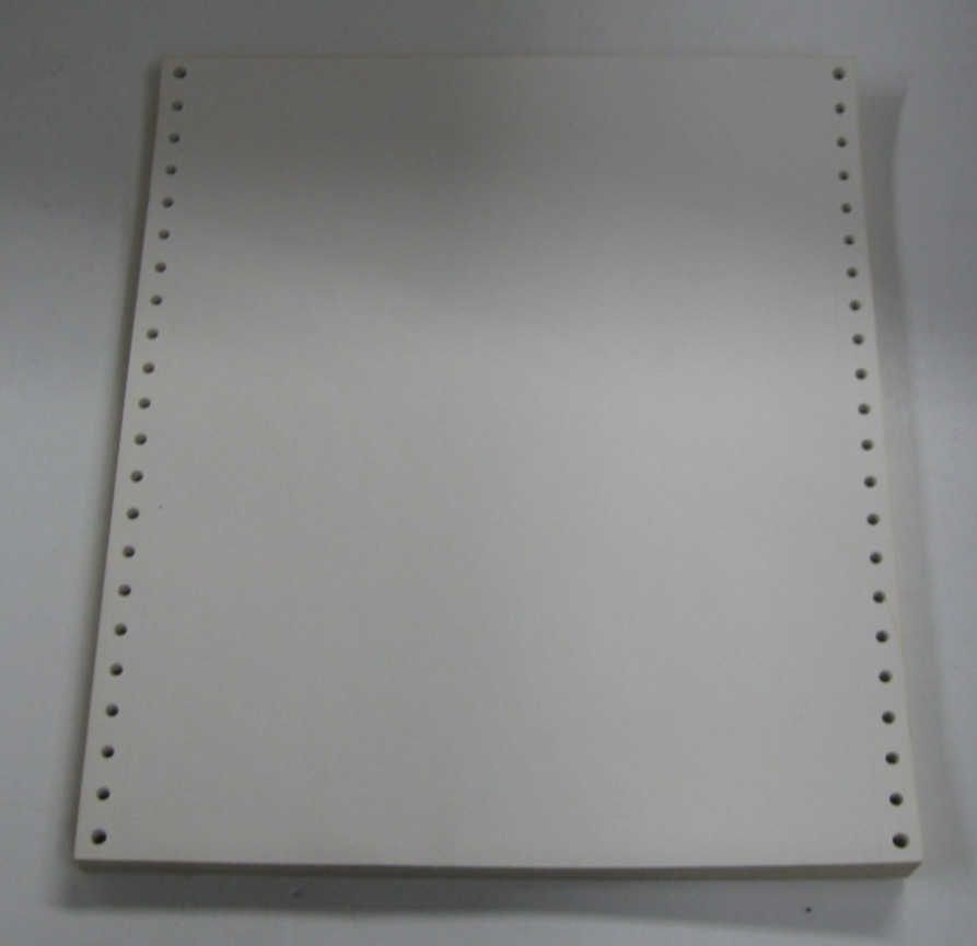 Vintage Continuous Tractor Feed Dot Matrix Printer Paper 9.5″ x 11″ 100 sheets