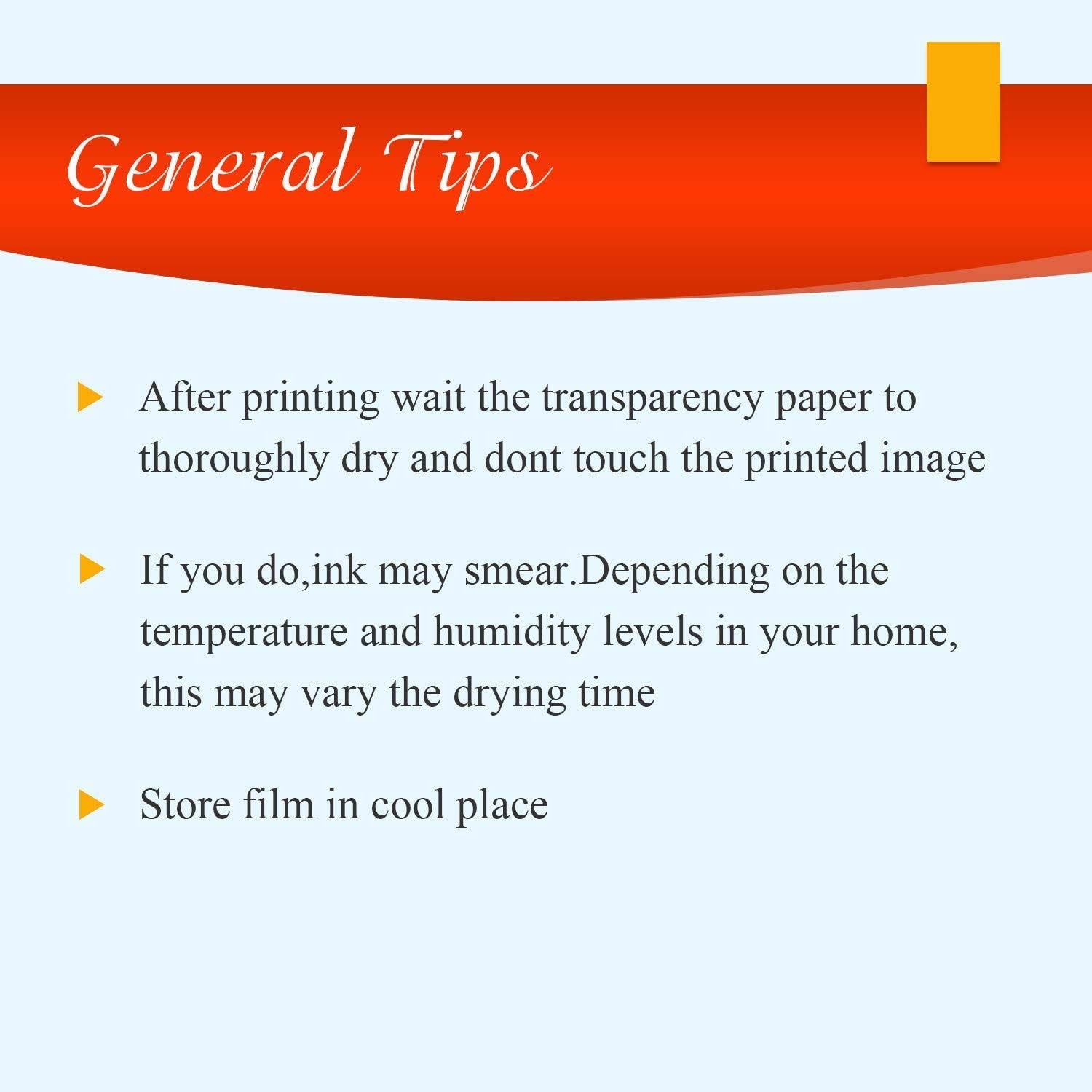 Transparency Film for Inkjet/Laser Jet Printers – 8.5 x 11 Inch 20 Sheets Pri…