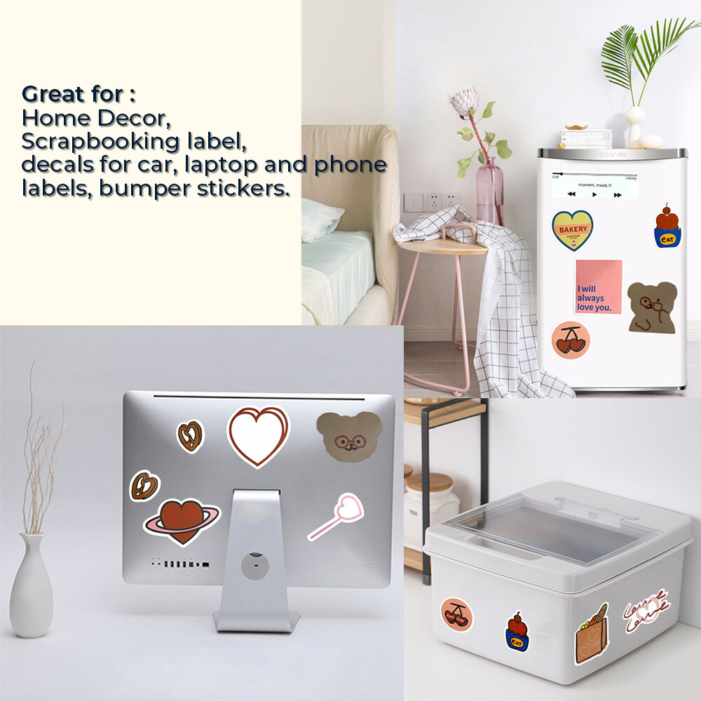 Vinyl Sticker Paper Glossy Matte Clear 100 Printable Inkjet Laser Printer US
