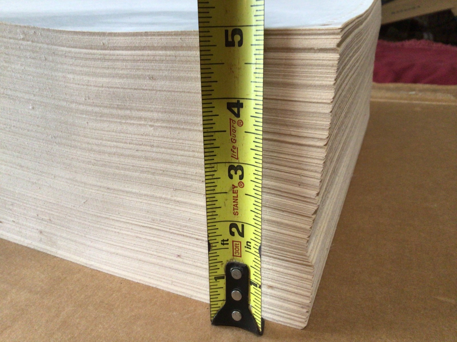 Continuous Feed Computer Paper for Dot Matrix Printer, 9.5X11X5 Inches Open Box