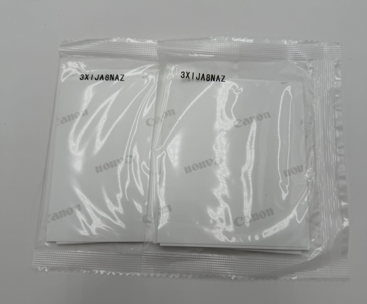 Canon XS-20L Colour Ink Label Set Selphy Square Paper 20 Sheets New Open Box
