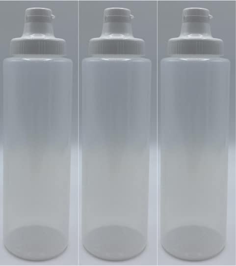 ® 250ml Empty Ultrasound Gel Refillable Disperser Bottles 3pcs