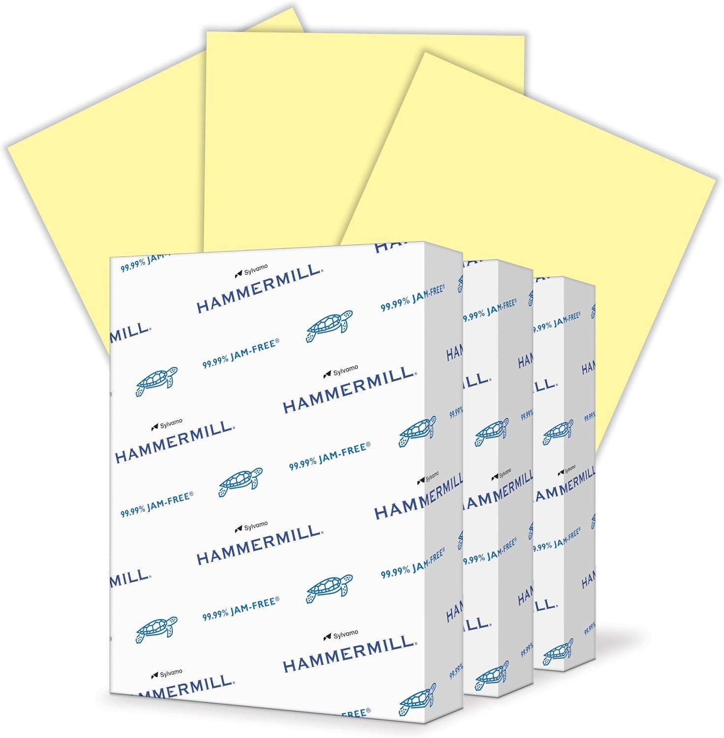 20lb Canary Printer Paper 1500 Sheets – 8.5 x 11 – 3 Ream
