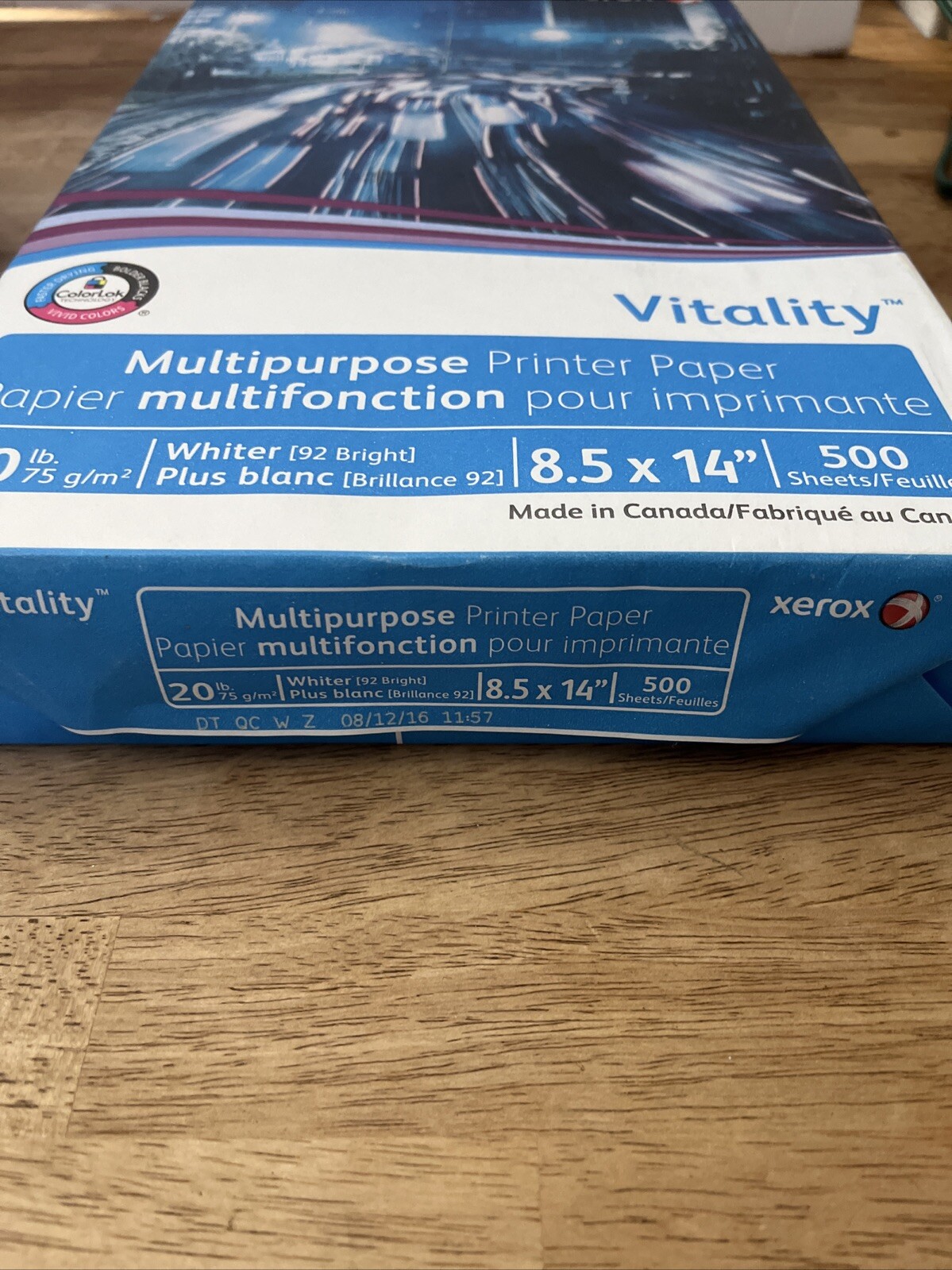 Xerox 3R2051 Business Paper Vitality Lot Of 2 20lb, 8.5×14” 500 Sh
