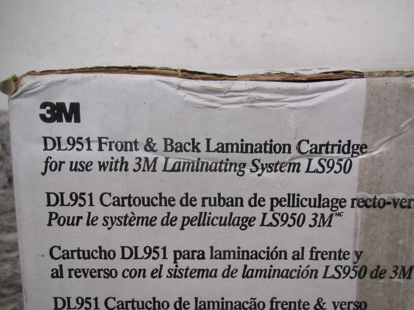New 3M DL951 / LS950 Scotch Front / Back Dual Lamination Cartridge Free Shipping