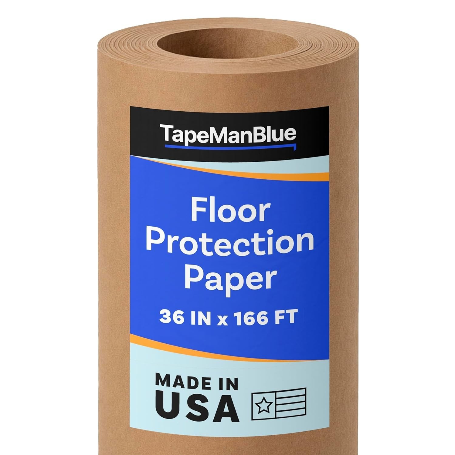 Eco-Friendly 36″ x 166′ Floor Protection Paper – Durable Brown Rosin Covering