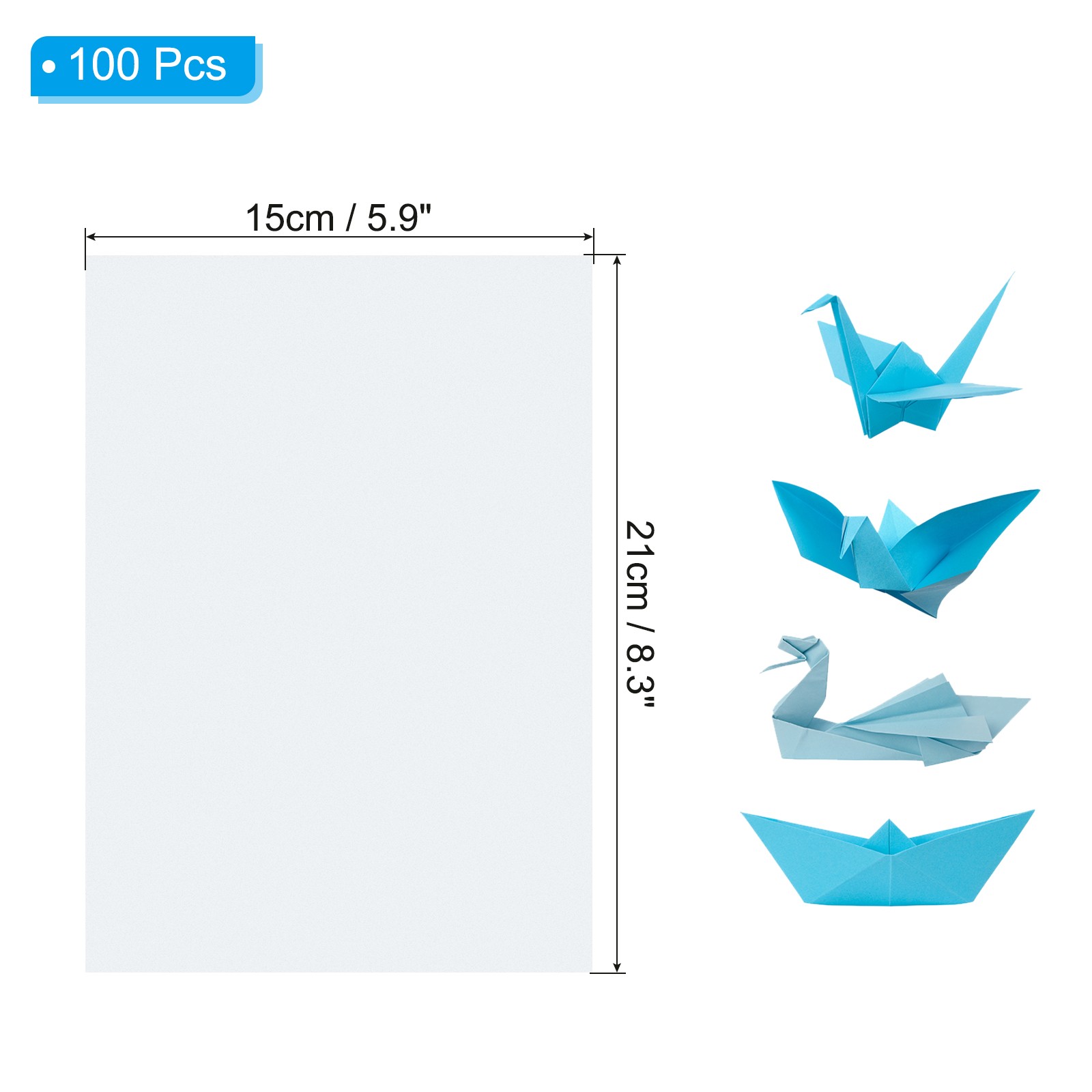 White Copy Paper, 100 Sheets A5 8.3×5.9″ 70gsm