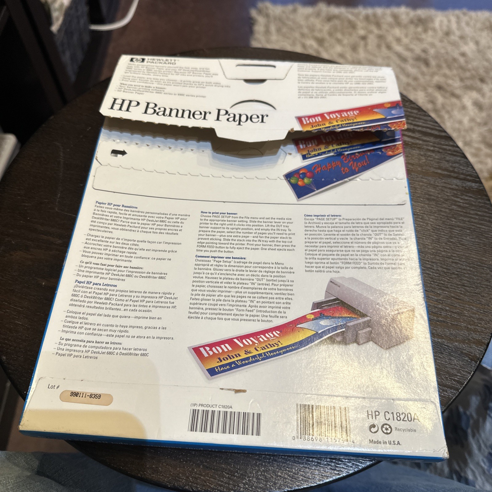HP Banner Paper for Inkjet Printers – Make your own Banner
