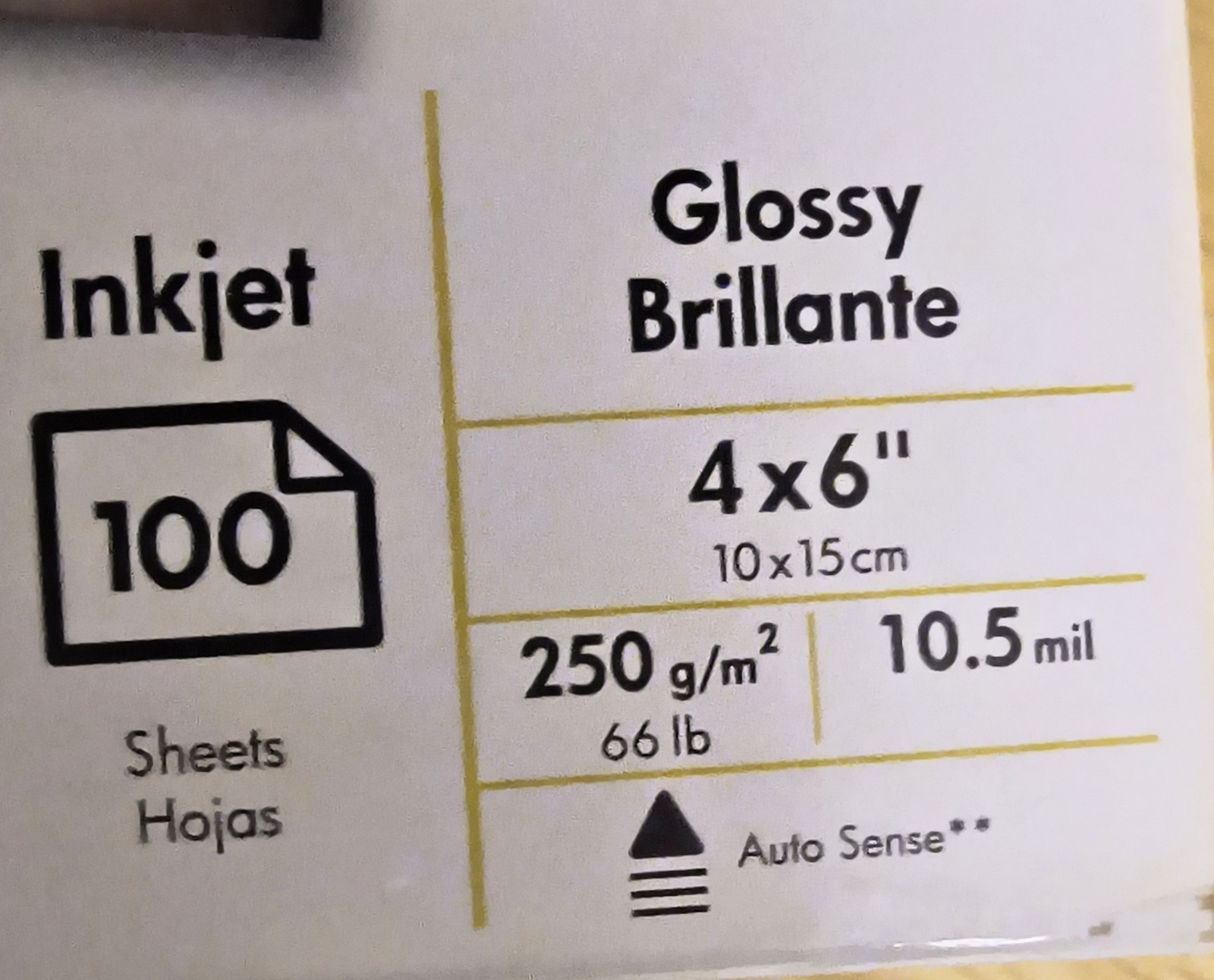 PHOTO PAPER Hewlett Packard Q6638A 4 x 6 inch Glossy Printer Paper – 100 Sheets