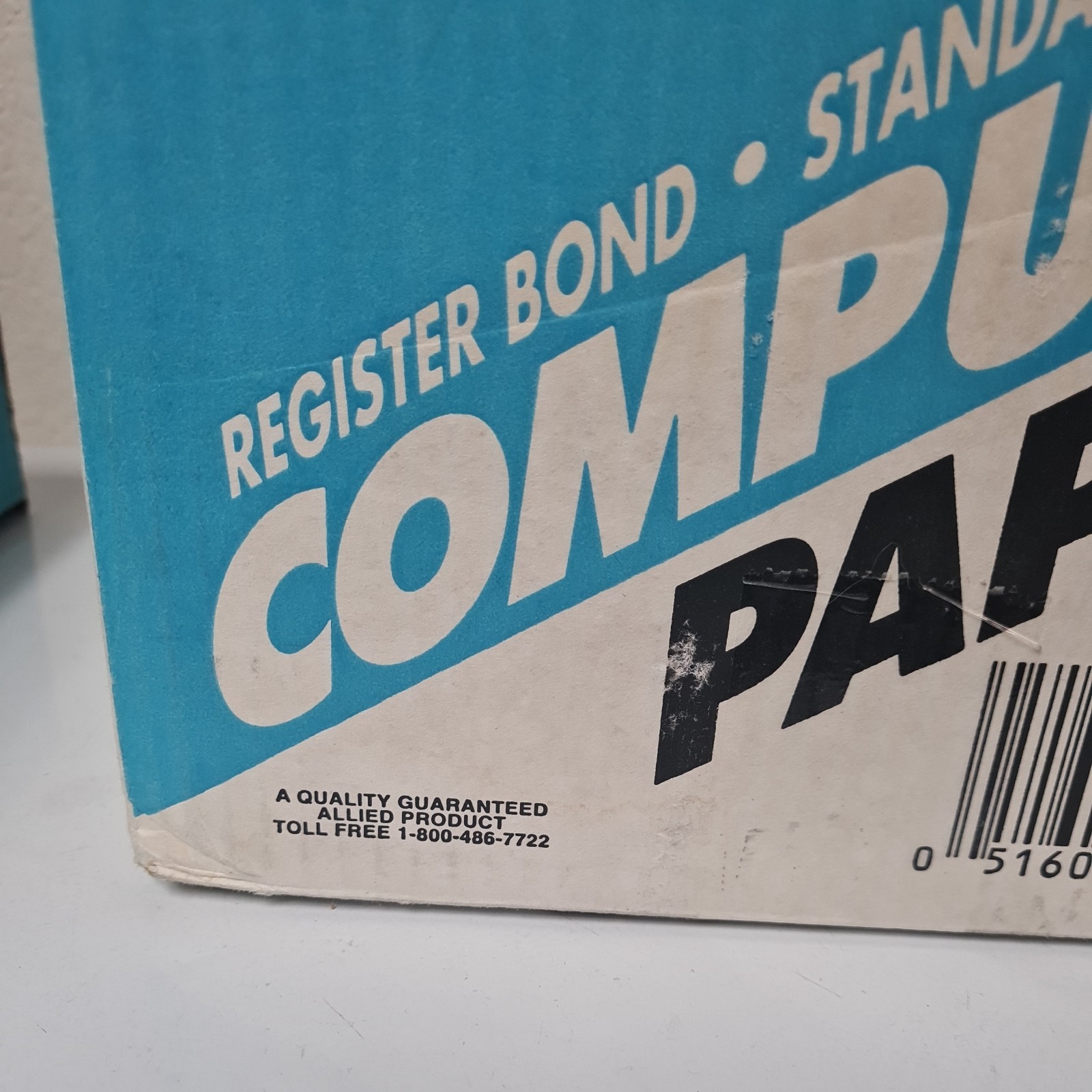 9.5″ x 11″ Continuous Feed Paper 18 Lbs approx 1500 sheets half box used vintage