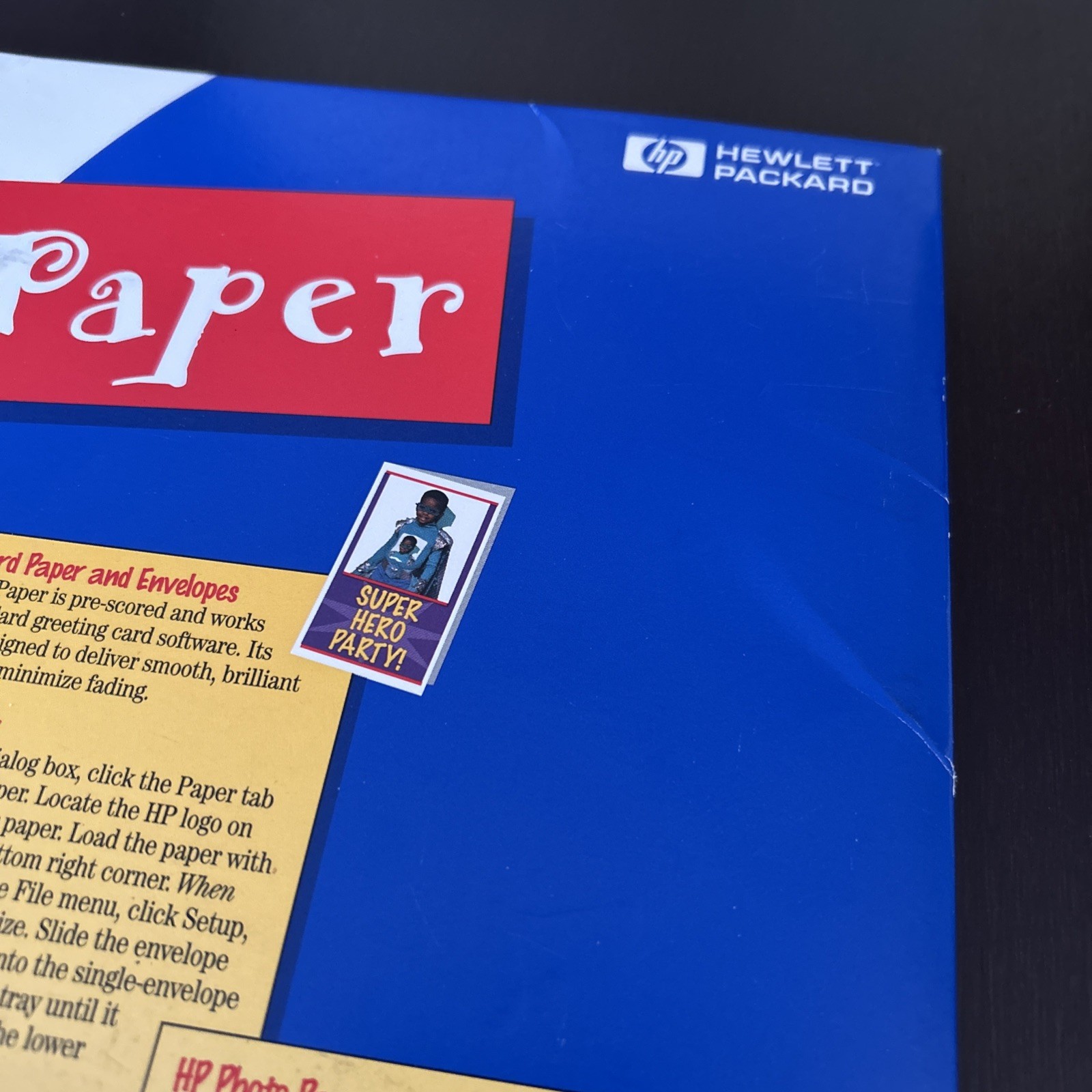 HEWLETT PACKARD Paper great touch for any project. Iron on project kids