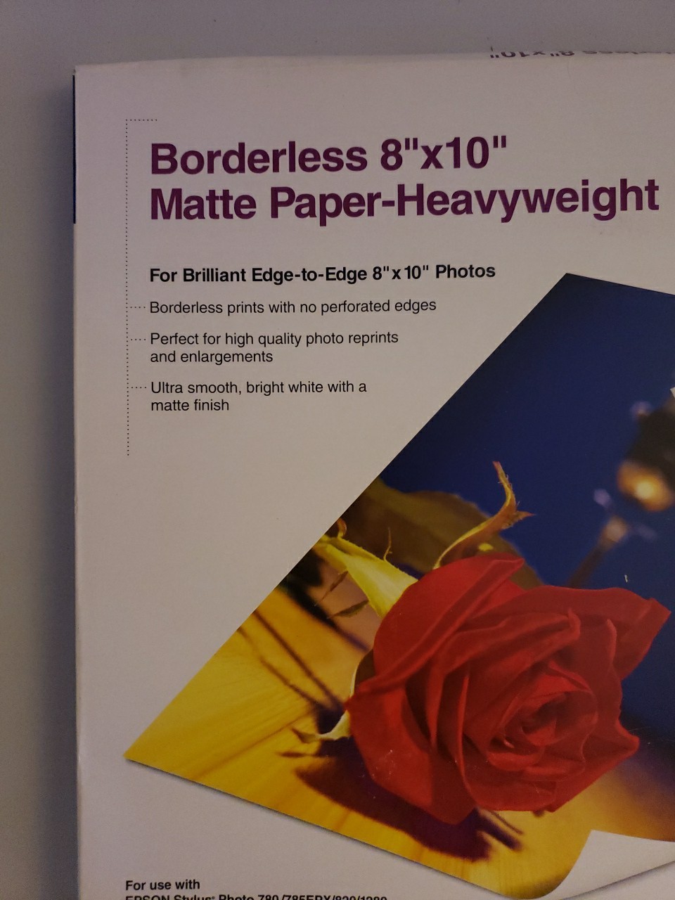Lot Of 2 Epson Matte Paper (2) Packs 50 Sheets 8.5″ x 11″ New Sealed Ships Fast