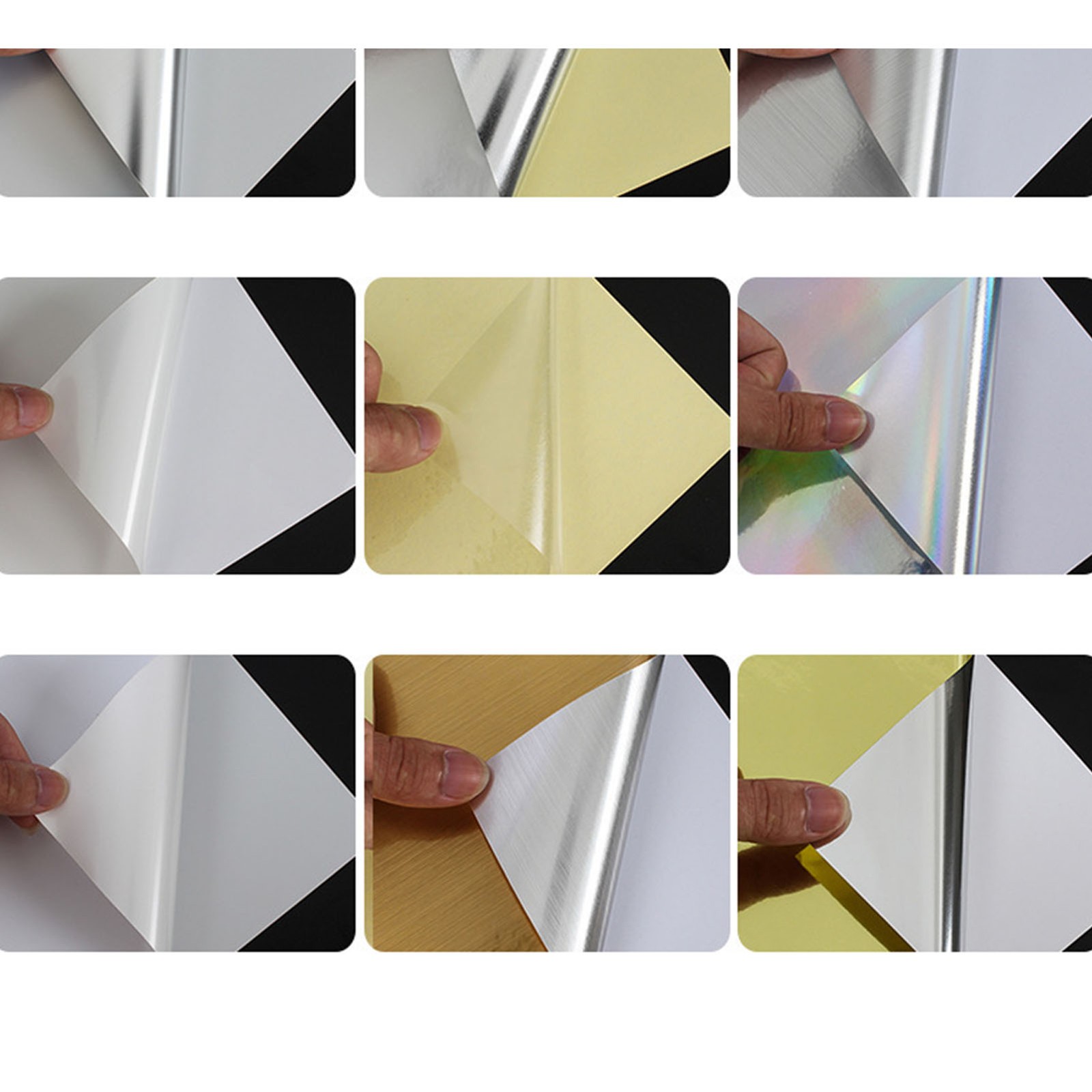 20Pcs Holographic Sticker Paper A4 Waterproof