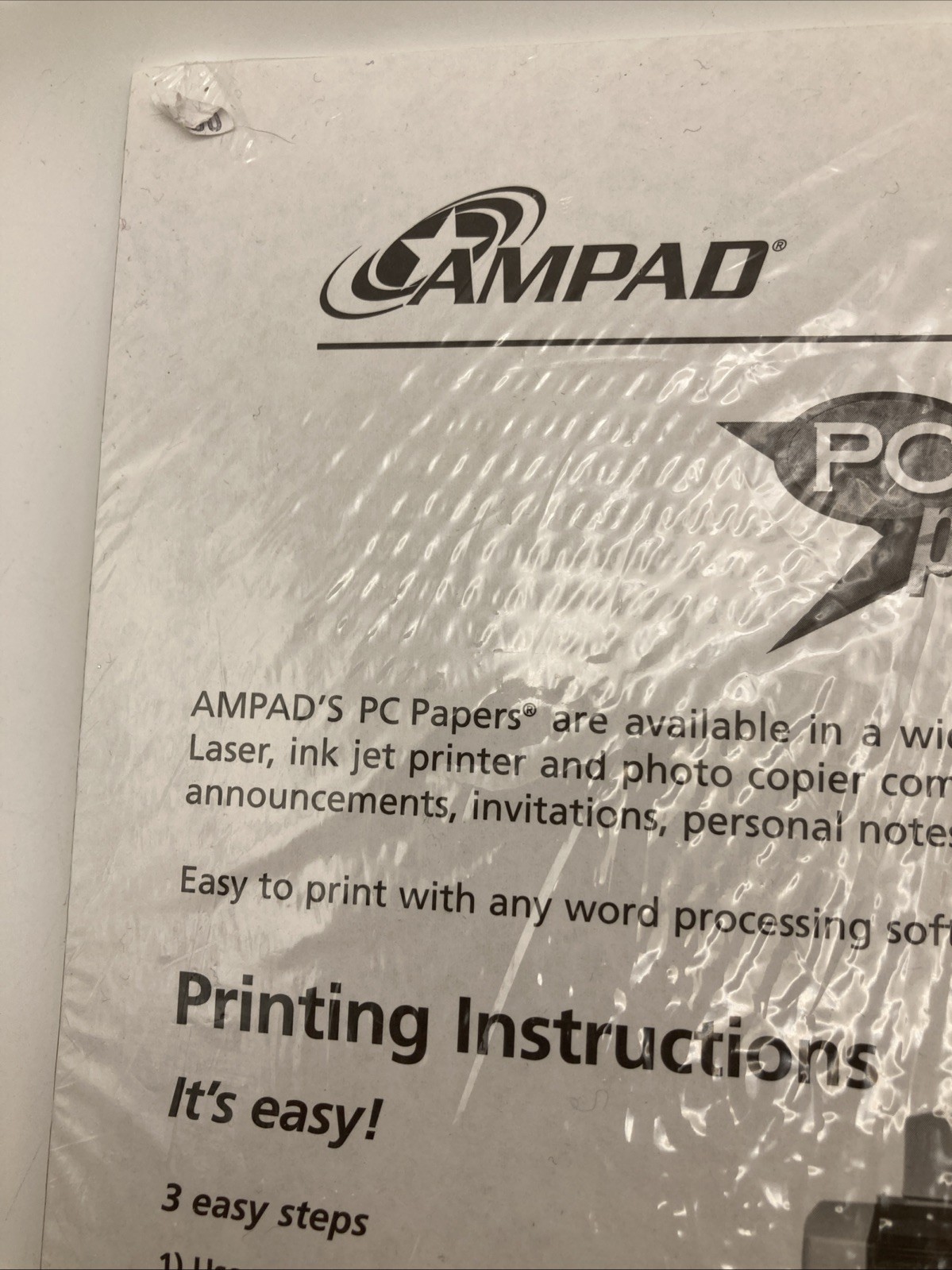 Ampad 1-pk of 25 Sheets Designer PC Paper Printer Ocean Fish New