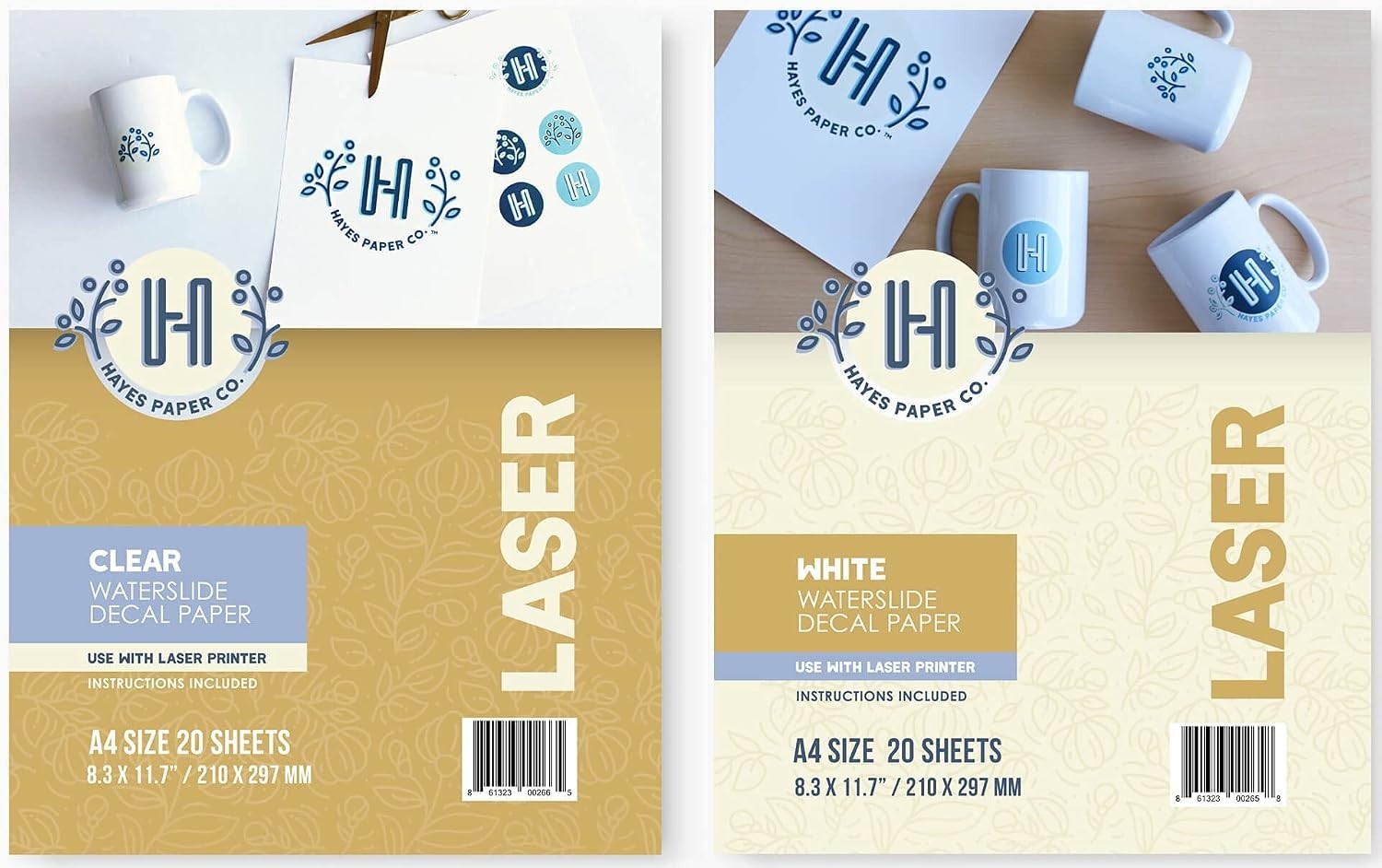 Versatile A4 Waterslide Decal Sheets Bundle – Perfect for Crafts and Home Gifts
