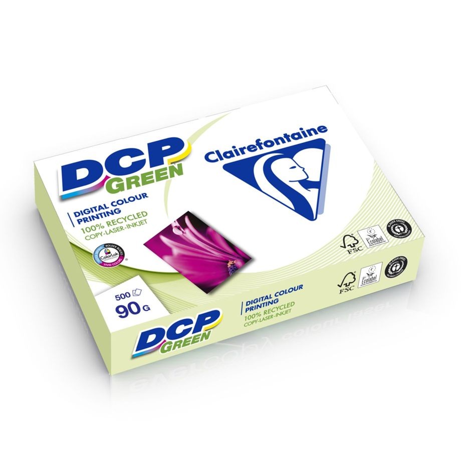 Clairefontaine DCP Green 90g A4 Recycled Paper 500 Sheets Laser Paper 50014SC