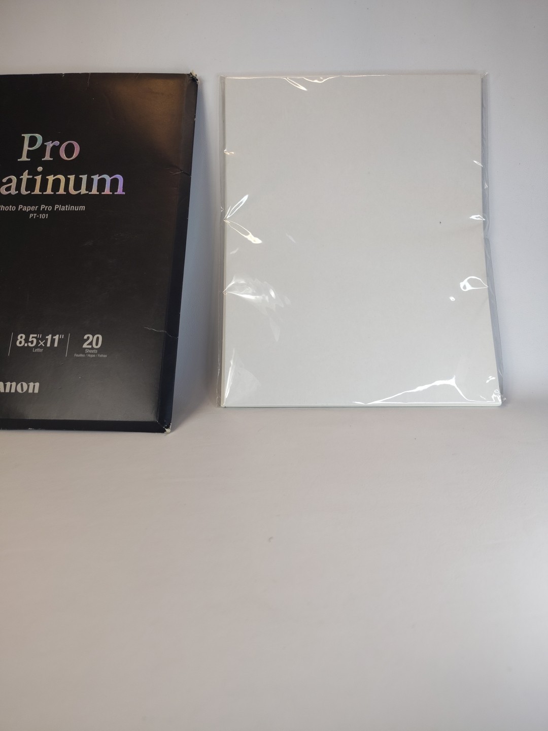 Canon Pro Platinum High-Gloss Photo Paper (8.5×11″) 20 Sheets
