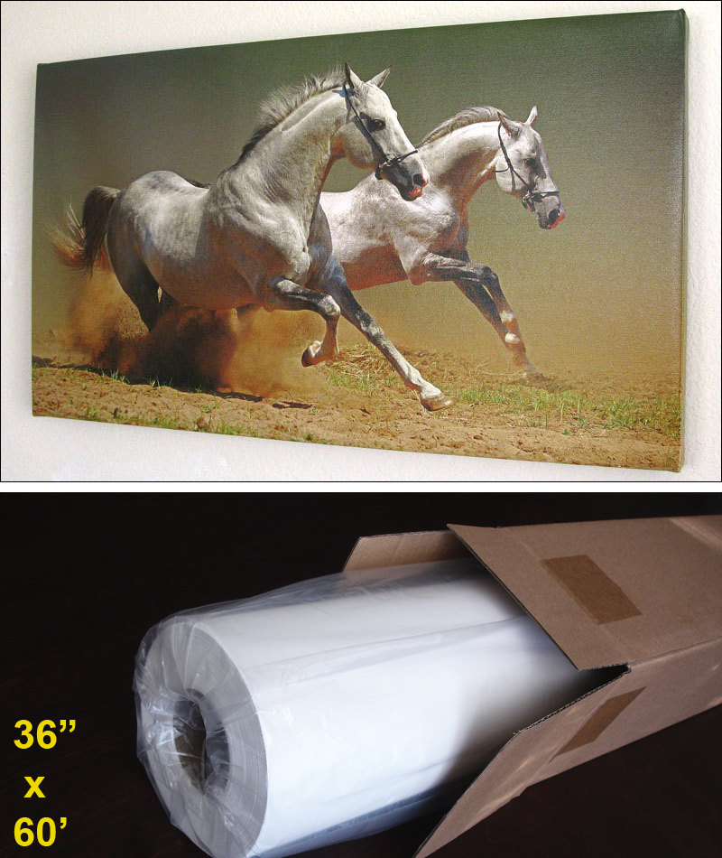 Inkjet Art Genuine Canvas Matte, 36″x60′ Roll, Water Resistant, Giclee Printing