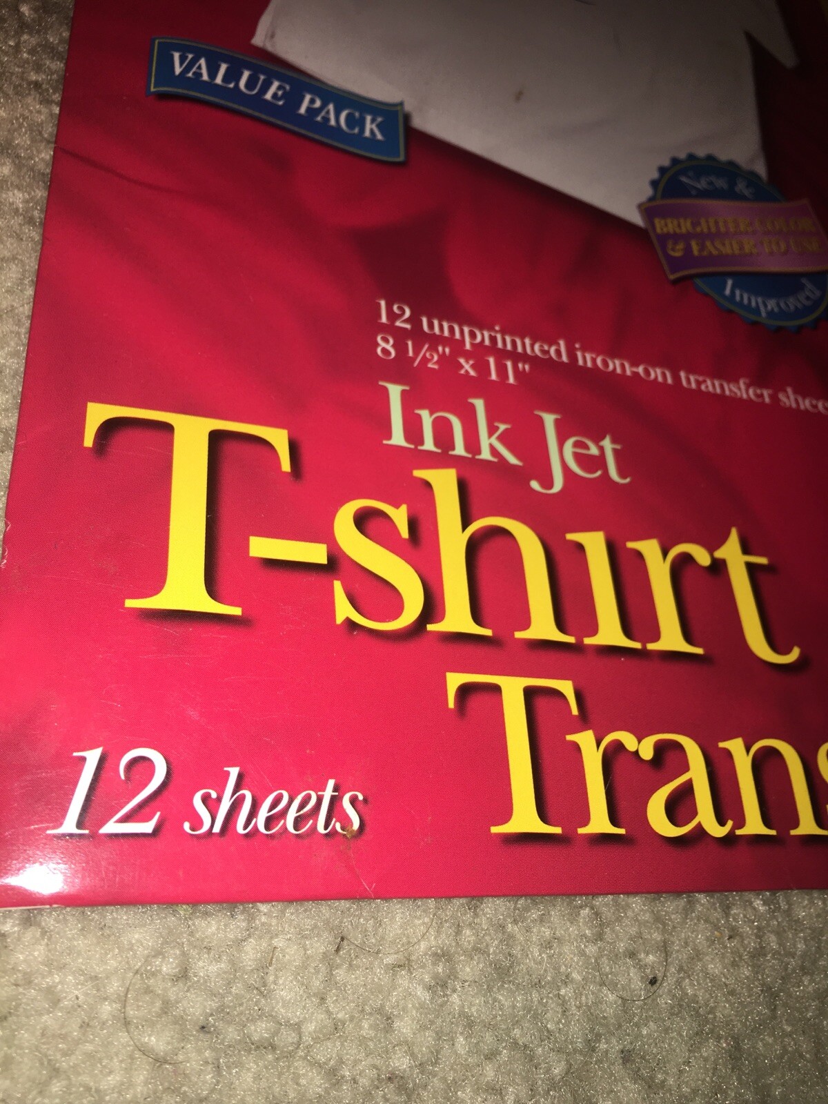 AVERY 3275~T-SHIRT TRANSFERS~PERSONALIZE FABRICS~IRON ON~INK JET NEW