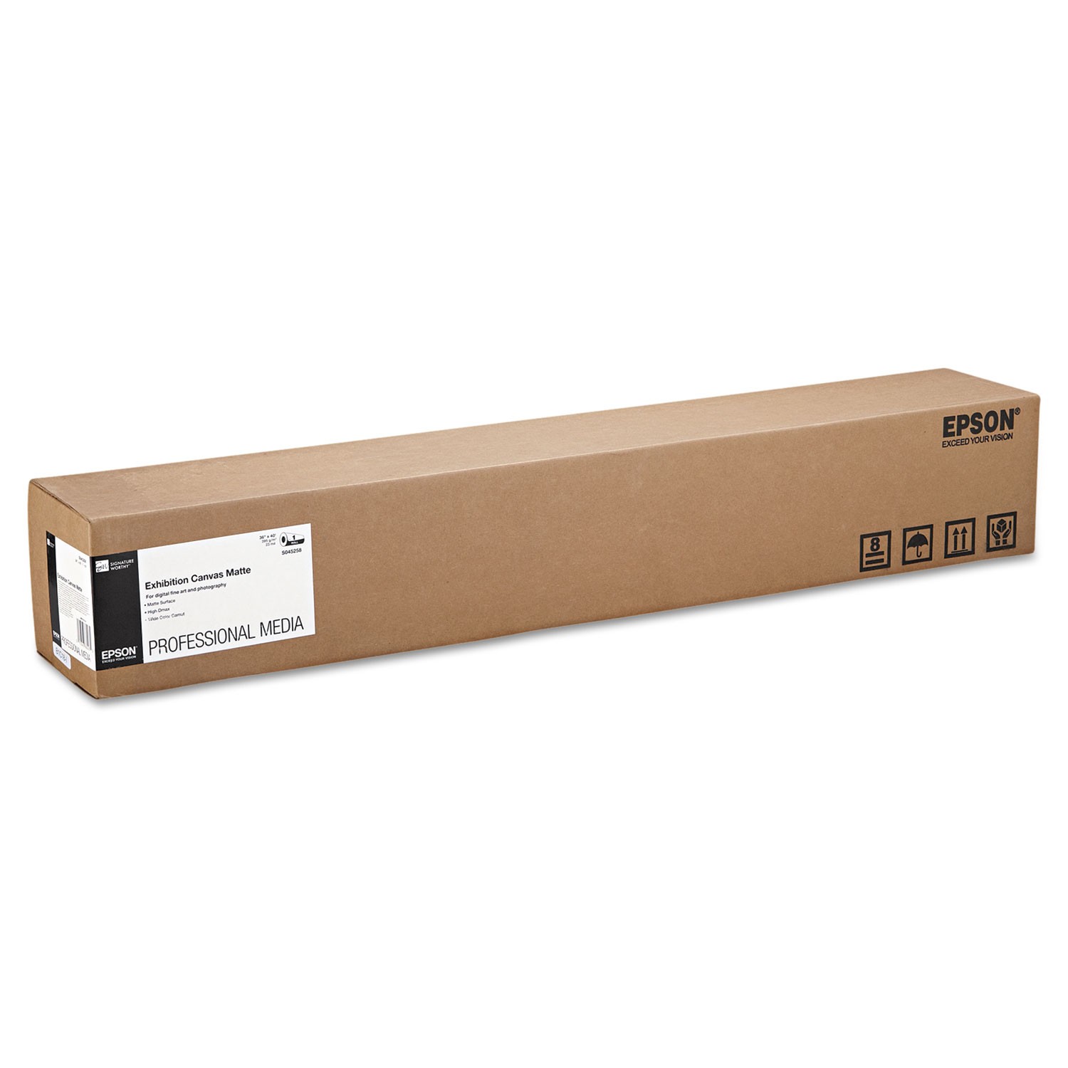 Epson Signature Worthy Canvas 36″ x 40 ft 395 g/m? Matte 1 Roll Bright White