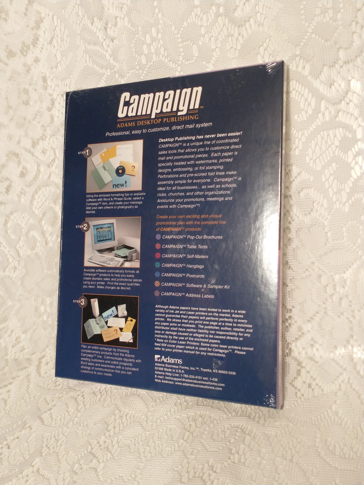 Campaign Adams Desktop Publishing Printable Brochures With Envelopes tblab1