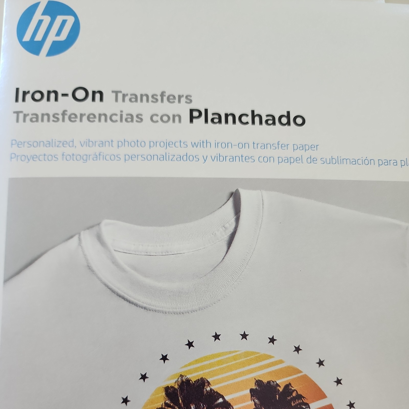 HP Inkjet Iron-on Transfers – 12 Sheets – 8-1/2″ x 11″ lot of 3