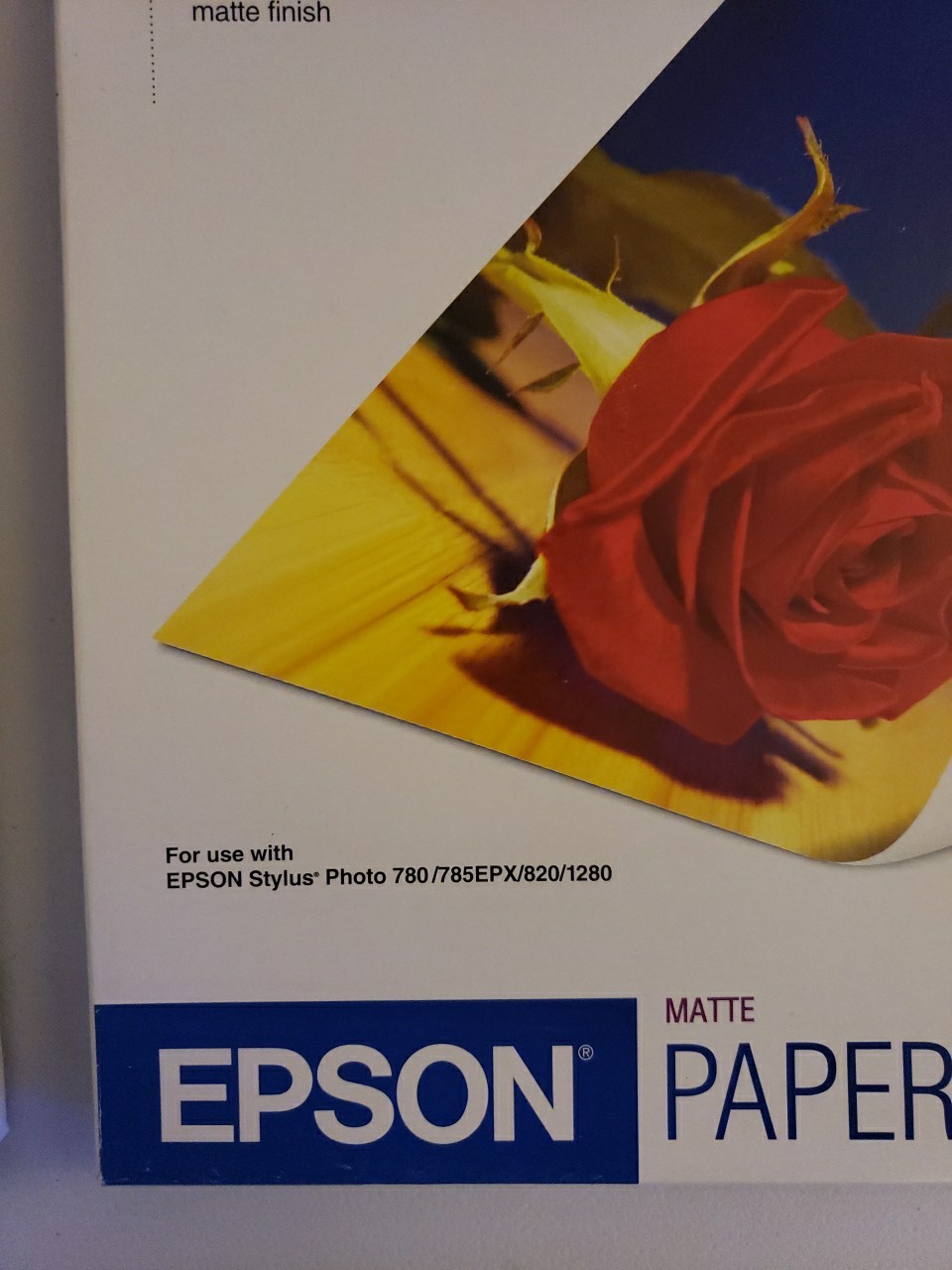 Lot Of 2 Epson Matte Paper (2) Packs 50 Sheets 8.5″ x 11″ New Sealed Ships Fast