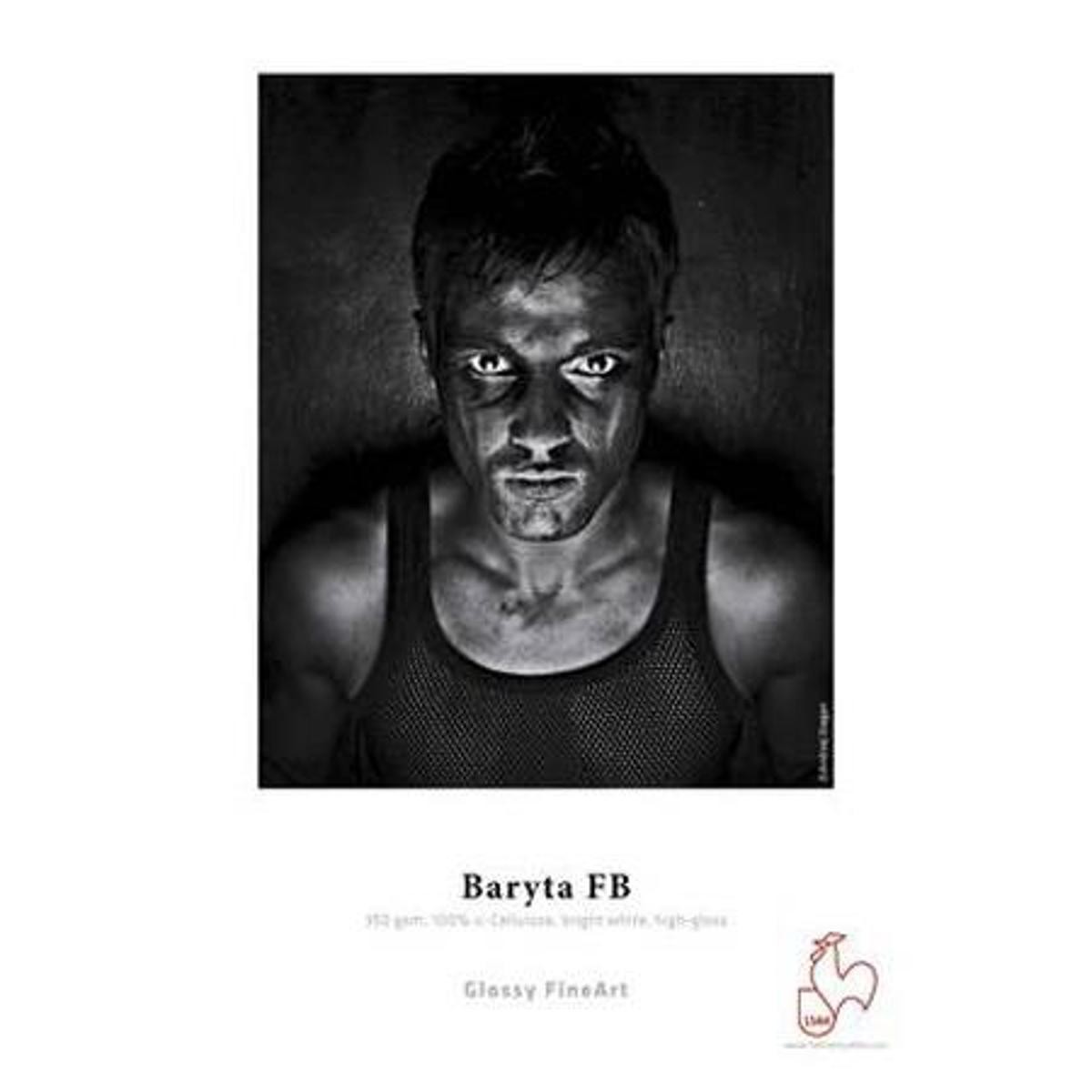 Hahnemuhle Baryta FB, Bright White High Gloss Inkjet Paper, 350 gsm, 8.5×11″, 25